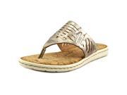 Born Eliora Women US 10 Silver Thong Sandal