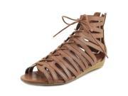 Mia Salena Women US 6.5 Brown Gladiator Sandal
