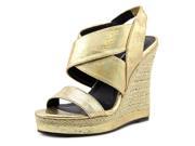 Michael Antonio Gerey Women US 6 Gold Wedge Sandal