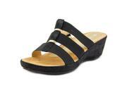 Patrizia By Spring Step Deisy B Women US 6.5 Black Wedge Sandal