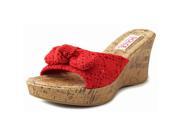 Dolce by Mojo Moxy Piper Women US 7 Red Wedge Sandal