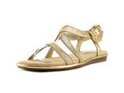 Anne Klein Garlyn Women US 6.5 Gold Sandals