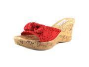 Dolce by Mojo Moxy Piper Women US 8 Red Wedge Sandal