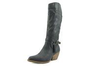 XOXO Dipmay Wide Calf Women US 8 Black Ankle Boot