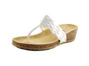 Easy Street Bene Women US 8.5 N S White Thong Sandal