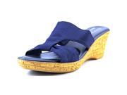 Easy Street Arezzo Women US 5.5 Blue Wedge Sandal
