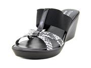 Easy Street Ascea Women US 8.5 Black Wedge Sandal