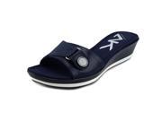 Anne Klein Sport Itemize Women US 10 Blue Slides Sandal