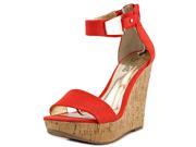 Carlos by Carlos Santana Benita Women US 8.5 Red Wedge Sandal