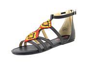 American Rag Beanie Women US 6.5 Black Gladiator Sandal