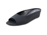 Vaneli Kally Women US 7.5 Black Slides Sandal
