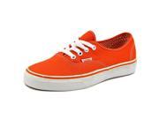 Vans Authentic Women US 6 Orange Skate Shoe