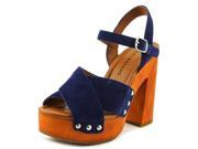 Lucky Brand Mabaz Women US 7 Blue Slingback Sandal