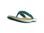 Sperry Top Sider Seabrook Current Women US 10 Green Thong Sandal