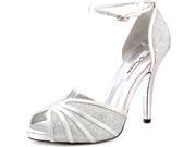 Nina Elanna Women US 10 Silver Heels EU 40