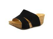 David Tate Toni Women US 5.5 Black Slides Sandal