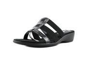 Life Stride Talk Women US 6 Black Slides Sandal