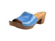 White Mountain Morsel Women US 9 Blue Slides Sandal