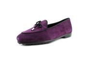 Tod s Prancy Laccetto Women US 10 Purple Loafer