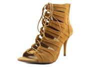 Jessica Simpson Mahiri Women US 9 Brown Peep Toe Heels