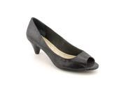 Giani Bernini Soria Women US 9.5 Black Peep Toe Heels