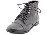 Qupid Strip 66 Women US 5.5 Black Ankle Boot