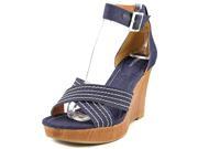 Style Co Raynaa Women US 8.5 Blue Wedge Sandal