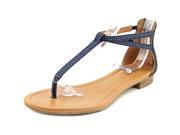 Style Co Brinna Women US 6.5 Blue Thong Sandal