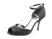 Adrianna Papell Foley Women US 7.5 Black Peep Toe Heels