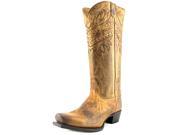 Tony Lama Western Boots Womens Tucson Square Toe 9 B Latigo VF3043