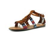 Minnetonka Maui Women US 8 Brown Gladiator Sandal