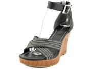 Style Co Raynaa Women US 7 Black Wedge Sandal