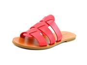 Lucky Brand Aisha Women US 6.5 Red Slides Sandal