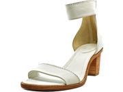 Frye Brielle Back Zip Women US 9 White Sandals
