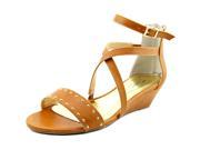 Thalia Sodi Pia Women US 9.5 Brown Wedge Sandal