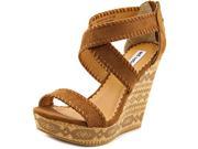 Not Rated Remi Women US 6.5 Tan Wedge Sandal