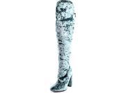 Penny Loves Kenny Riley Women US 6 Gray Over the Knee Boot