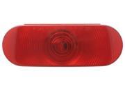 Red 6 Oval Stop Tail Turn Lights