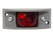 Red 4 3 4 x 2 Side Marker Lights with Built In Brush Guard