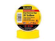 3M Super 35 Yellow Electrical Tape 3 4 X 66