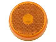 Amber 2 1 2 Round Side Marker Lights With Reflector
