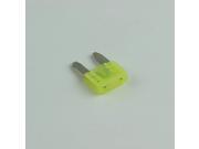 20 Amp Yellow Mini ATM Fuses pack of 25