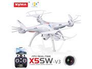 Syma X5SW-V3 Wifi FPV Explorers 2.4Ghz 4CH RC Quadcopter Drone with HD Camera
