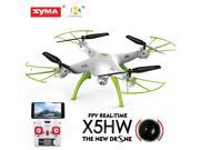 Syma X5HW FPV 4CH RC Quadcopter Drone with HD Wifi Camera Hover Function White