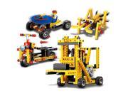292PCS Machinery Series Electric Plastic Building Blocks Educational Bricks Toys