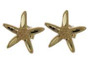DANI G. 14KT YELLOW GOLD STAR FISH STUD EARRINGS