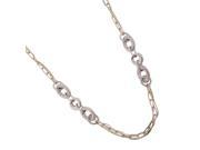 DANI G. 14KT AND STERLING SILVER MULTI COMPONENT NECKLACE