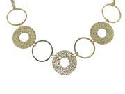 DANI G. 10KT YELLOW GOLD HAMMERED LINK NECKLACE