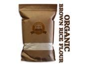 Organic Brown Rice Flour 50lb Bag Kosher NON GMO Gluten Free