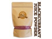 Natural Blackcurrant Juice Powder 8oz Package Kosher NON GMO Gluten Free Vegan